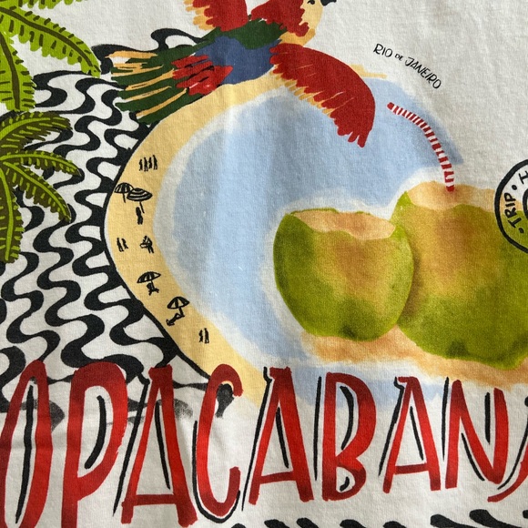 FARM Rio White Copacabana Graphic Muscle Tee - Picture 2 of 5